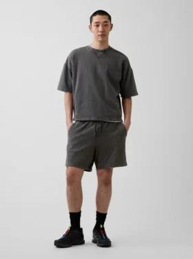 Pantalones cortos de sudadera de felpa francesa gruesa para adultos