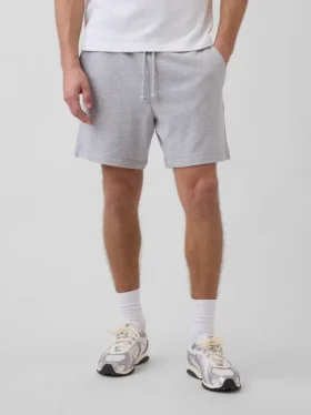 Pantalones cortos de sudadera de felpa francesa gruesa para adultos