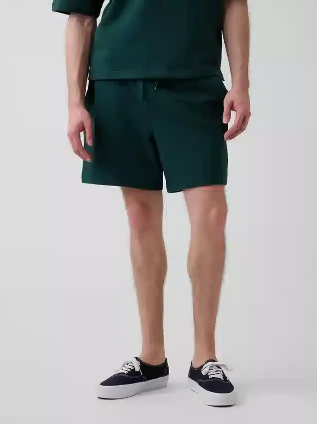 Pantalones cortos de sudadera de felpa francesa gruesa para adultos