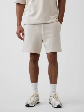 Pantalones cortos de sudadera de felpa francesa gruesa para adultos