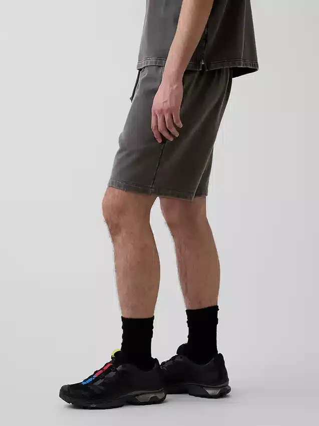 Pantalones cortos de sudadera de felpa francesa gruesa para adultos