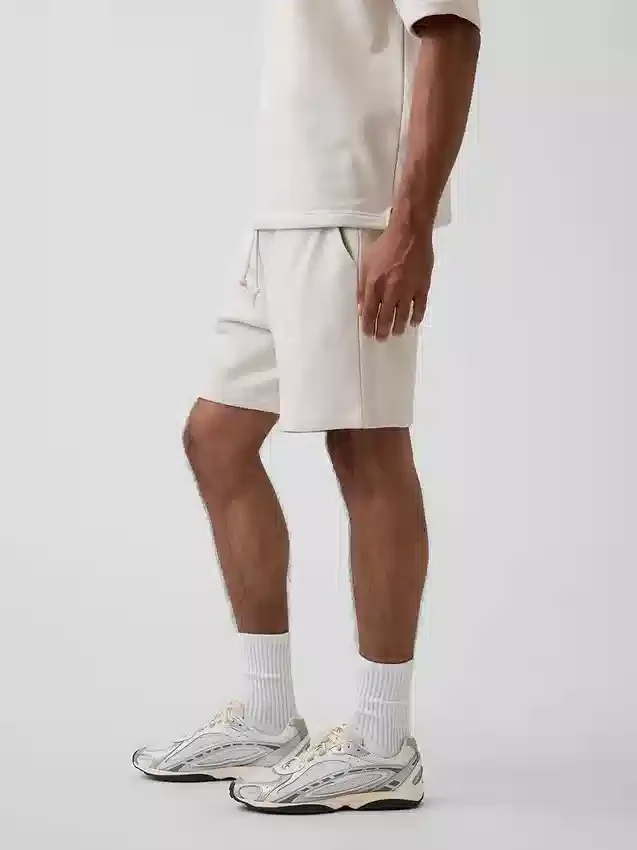 Pantalones cortos de sudadera de felpa francesa gruesa para adultos