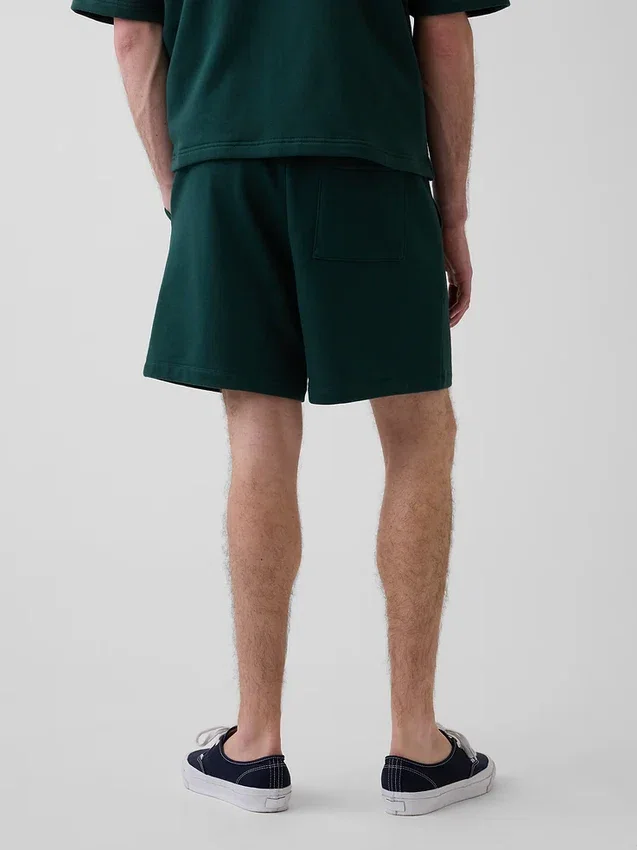 Pantalones cortos de sudadera de felpa francesa gruesa para adultos