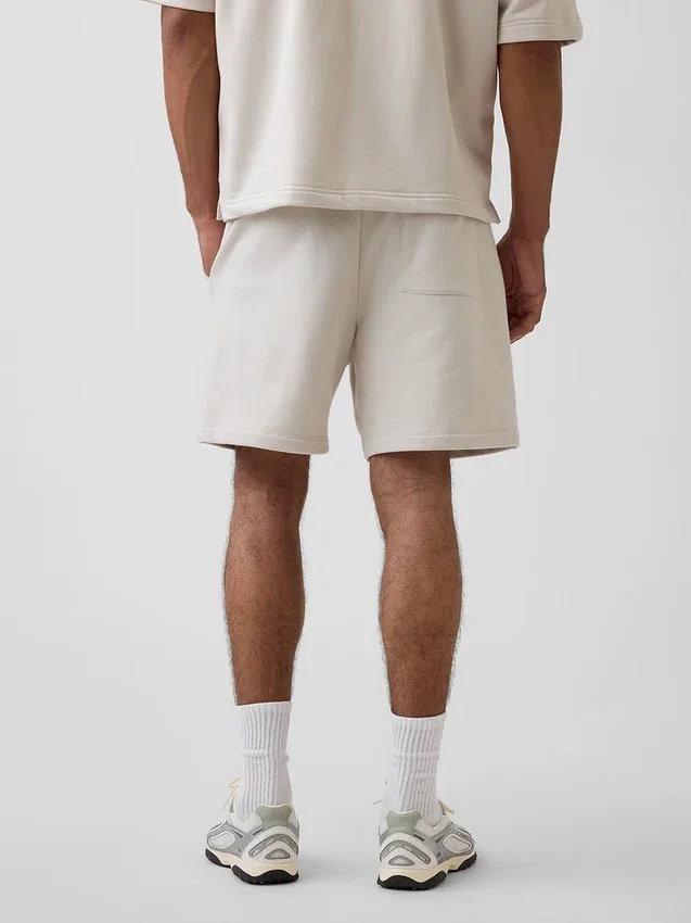 Pantalones cortos de sudadera de felpa francesa gruesa para adultos