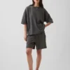 Pantalones cortos de sudadera de felpa francesa gruesa para adultos