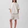 Pantalones cortos de sudadera de felpa francesa gruesa para adultos