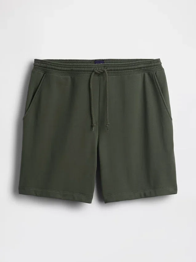Pantalones cortos de sudadera de felpa francesa gruesa para adultos