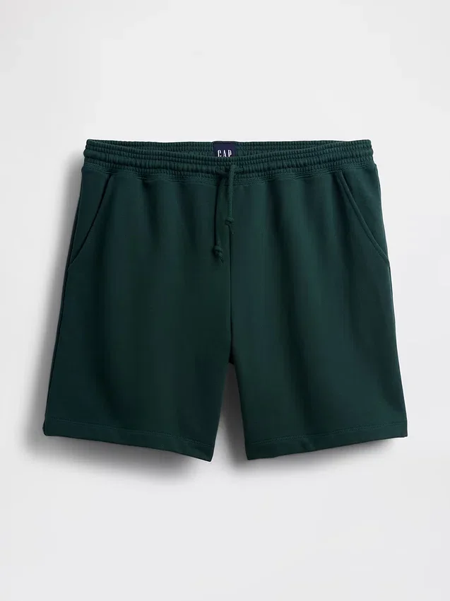 Pantalones cortos de sudadera de felpa francesa gruesa para adultos