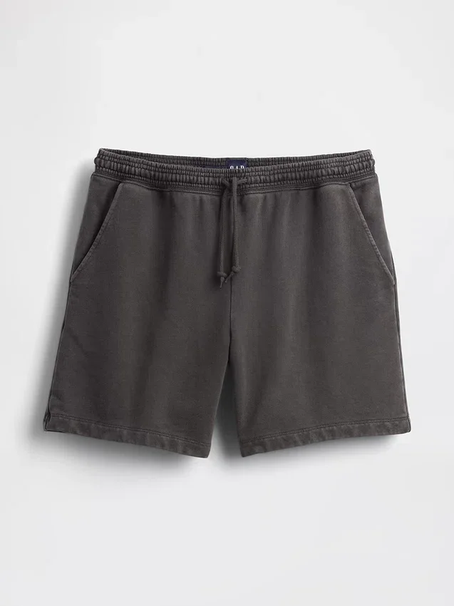 Pantalones cortos de sudadera de felpa francesa gruesa para adultos