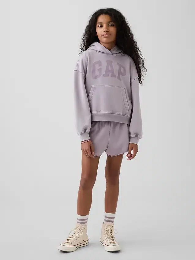 Pantalones cortos de sudadera holgados Vintagesoft para niños