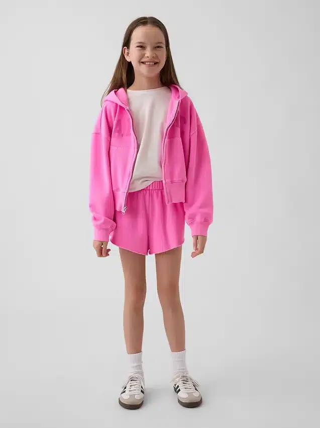 Pantalones cortos de sudadera holgados Vintagesoft para niños