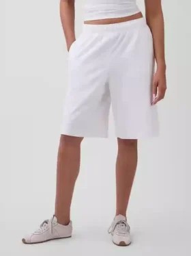 Pantalones cortos de sudadera largos de felpa Vintagesoft de 11.5″