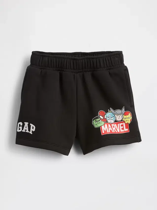 Pantalones cortos de sudadera Marvel Vintagesoft para Bebé y Niño