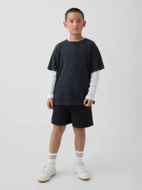 Pantalones cortos de sudadera Vintagesoft de 5" para niños
