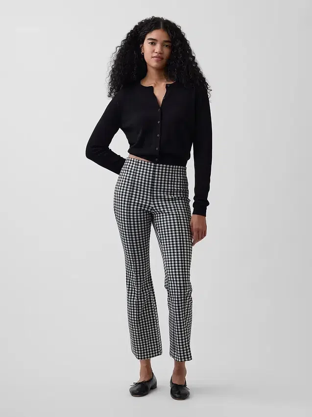 Pantalones cortos de talle alto de doble tejido