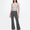 Pantalones cortos de talle alto de doble tejido