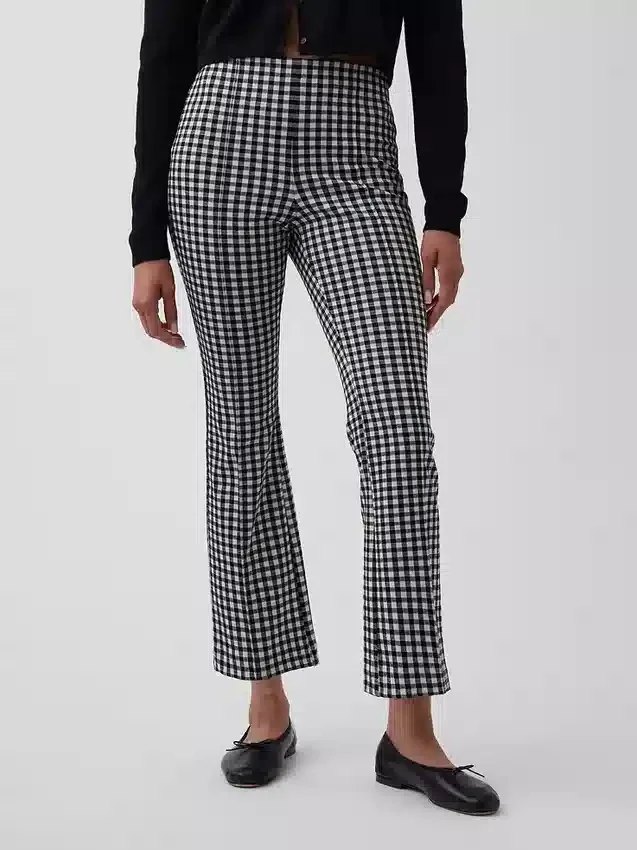 Pantalones cortos de talle alto de doble tejido