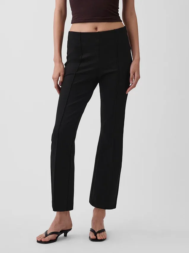 Pantalones cortos de talle alto de doble tejido