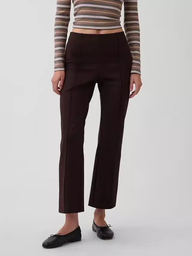 Pantalones cortos de talle alto de doble tejido