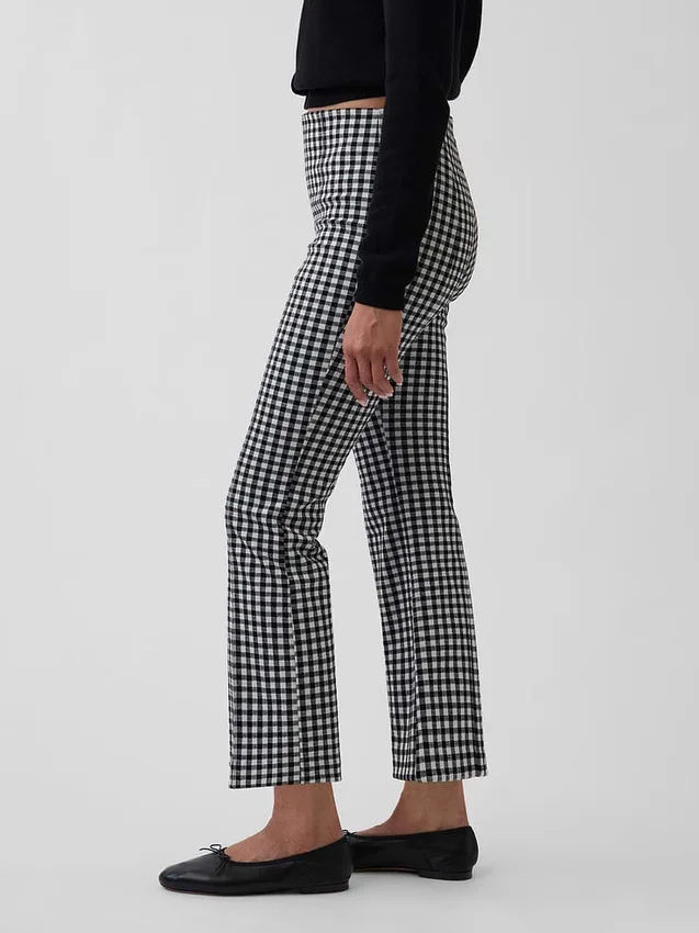 Pantalones cortos de talle alto de doble tejido