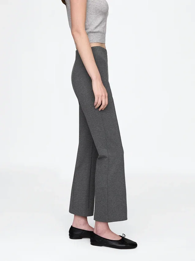 Pantalones cortos de talle alto de doble tejido