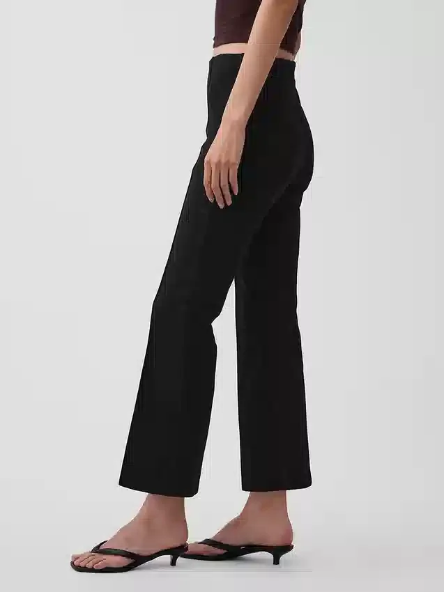 Pantalones cortos de talle alto de doble tejido