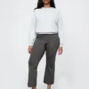 Pantalones cortos de talle alto de doble tejido