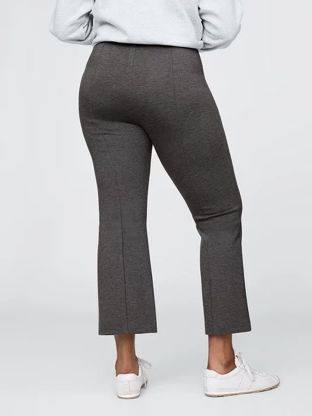 Pantalones cortos de talle alto de doble tejido