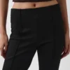 Pantalones cortos de talle alto de doble tejido