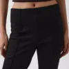 Pantalones cortos de talle alto de doble tejido
