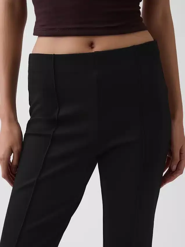 Pantalones cortos de talle alto de doble tejido