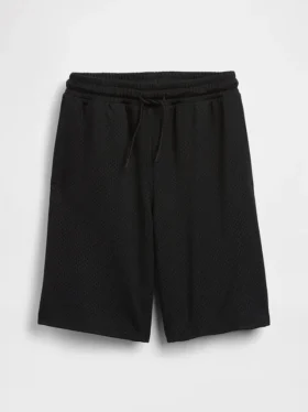 Pantalones cortos deportivos de malla para niños de 8″