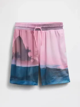 Pantalones cortos GapFit de malla reciclada de 6″ para niños