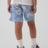 Pantalones cortos GapFit de malla reciclada de 6" para niños