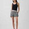 Pantalones cortos holgados de cuadros vichy