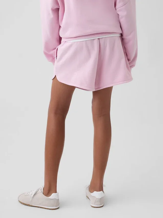 Pantalones cortos holgados de felpa Vintagesoft con delfines para niños