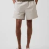 Pantalones cortos holgados de mezcla de lino de 5.5"