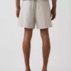 Pantalones cortos holgados de mezcla de lino de 5.5"