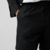 Pantalones cortos holgados de mezcla de lino de 5.5"