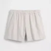Pantalones cortos holgados de mezcla de lino de 5.5"