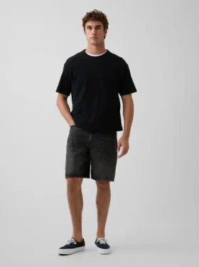 Pantalones cortos holgados de mezclilla de 10.5"