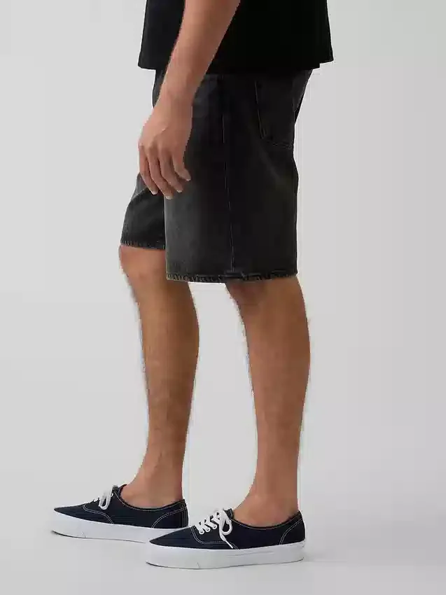 Pantalones cortos holgados de mezclilla de 10.5"
