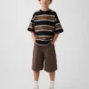 Pantalones cortos holgados de mezclilla para niños