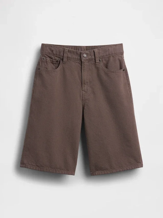 Pantalones cortos holgados de mezclilla para niños