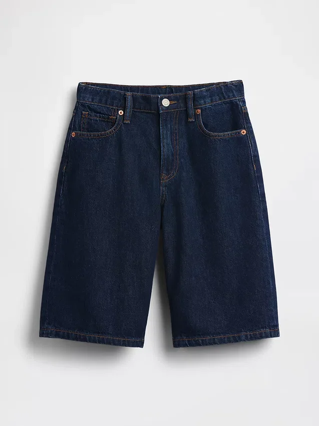 Pantalones cortos holgados de mezclilla para niños