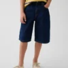 Pantalones cortos holgados de mezclilla para niños