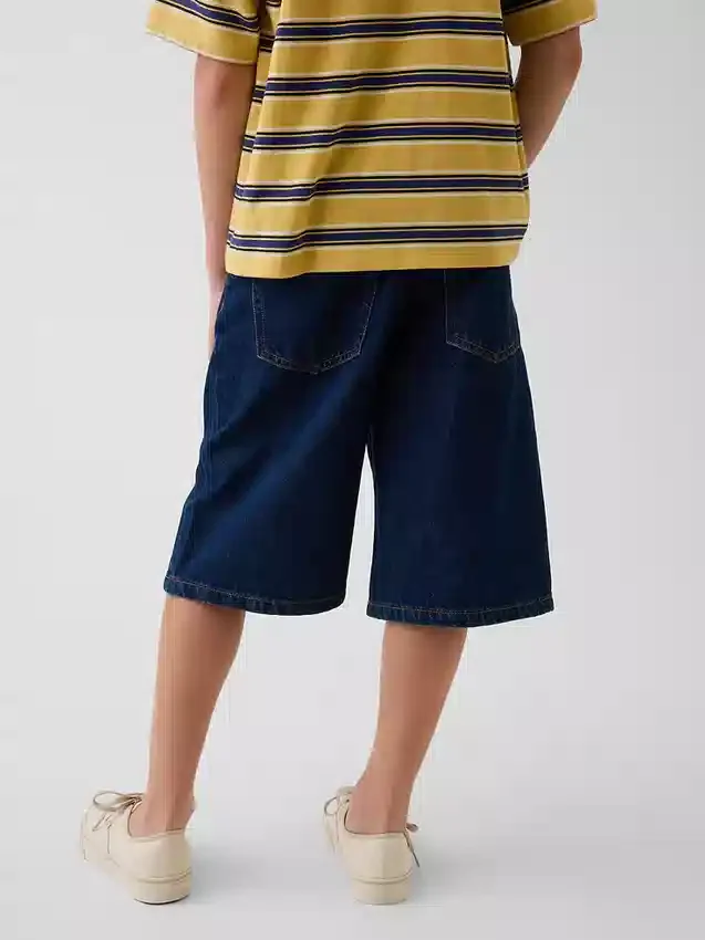 Pantalones cortos holgados de mezclilla para niños