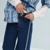 Pantalones cortos holgados de mezclilla para niños