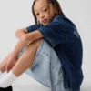 Pantalones cortos holgados de mezclilla ultrasuaves para niños