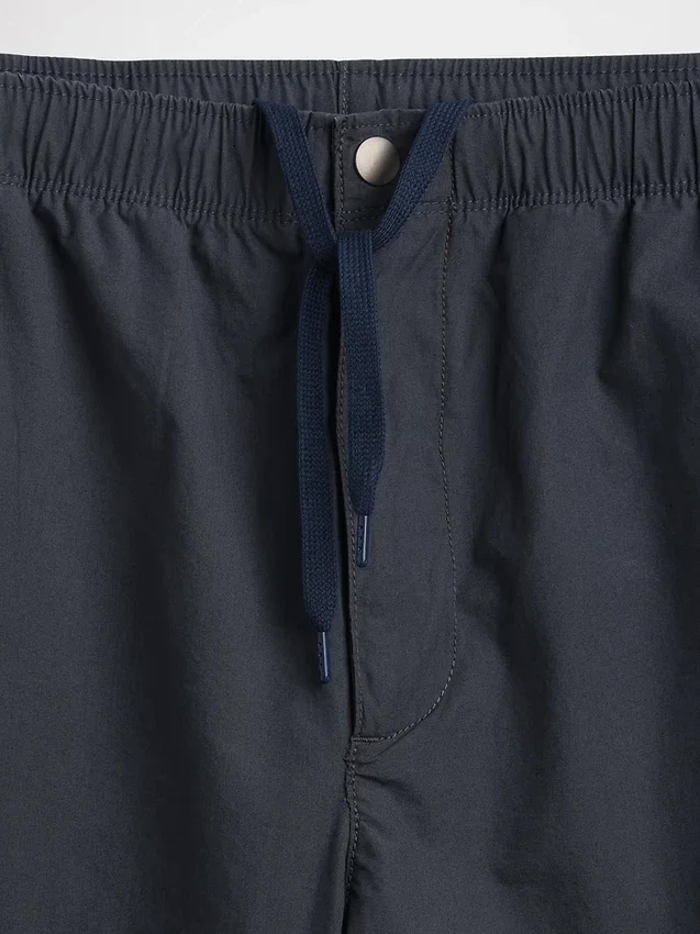 Pantalones cortos holgados de popelín de 7"
